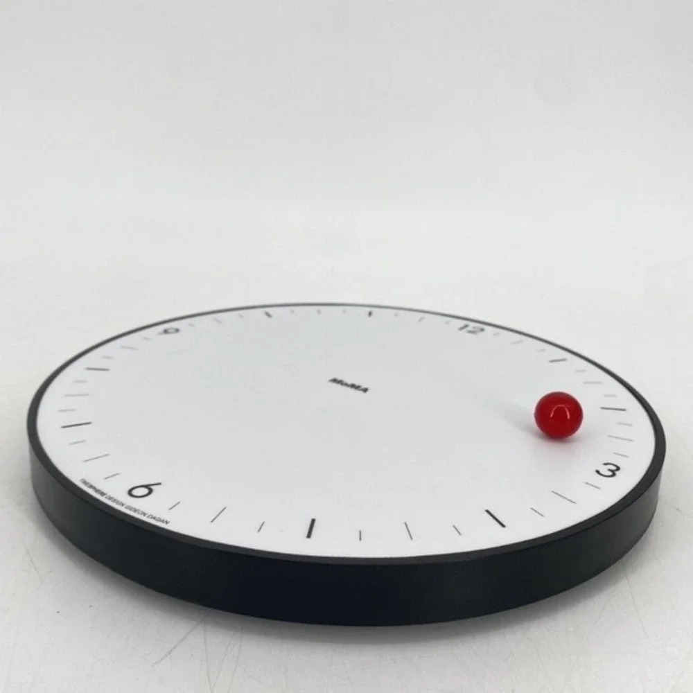 MOMA Gideon Dagan Modern Design Timesphere Wall Clock Made in USA 9.5in MCM